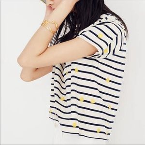 Madewell Boxy Sun Embroidered Tee